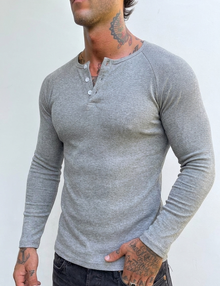 Viral Henley Shirt