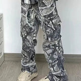 Camo Flare Cargo Pants